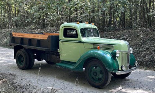 vintage dump truck
